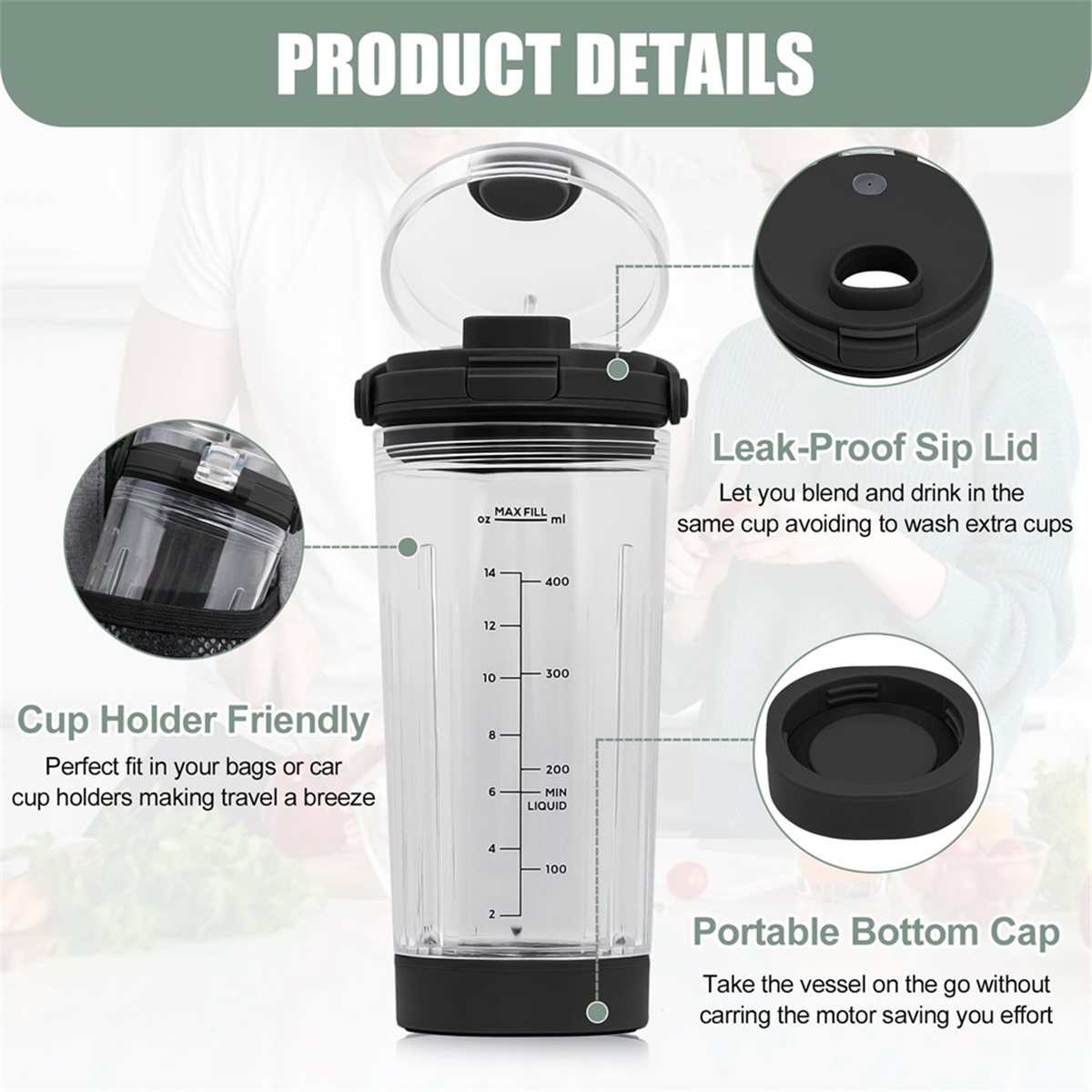 (A64E) Blender Cup Lid for Nin - огляд і ціна Bean Hopper Lid