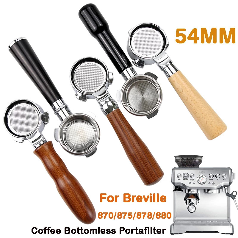 Stainless Steel Breville 54mm  - огляд і ціна Naked Portafilter Bottomless