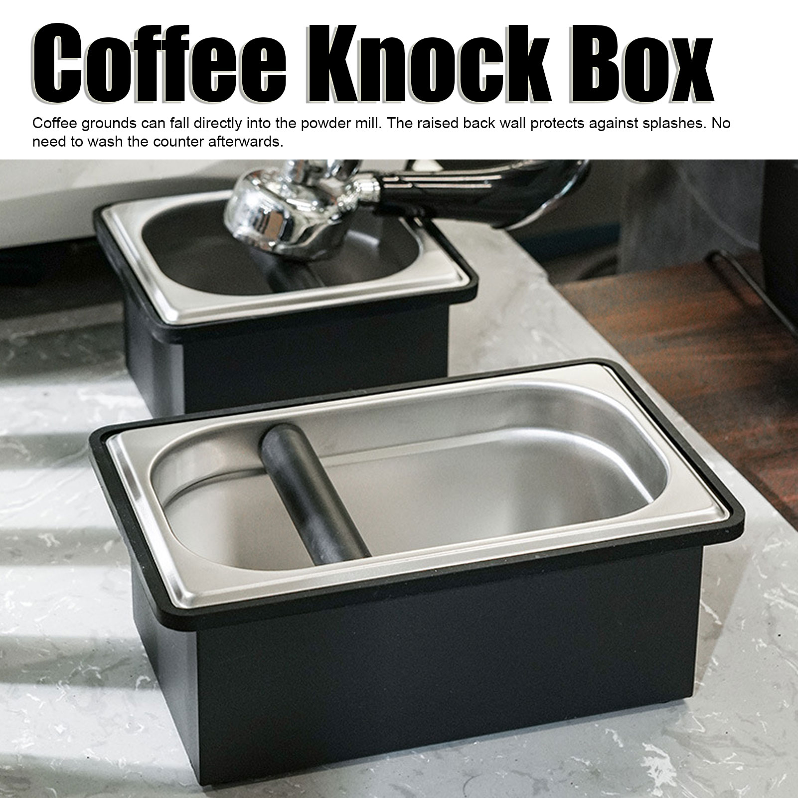 Coffee Knock Box Espresso Dump - огляд і ціна Coffee Knock Box