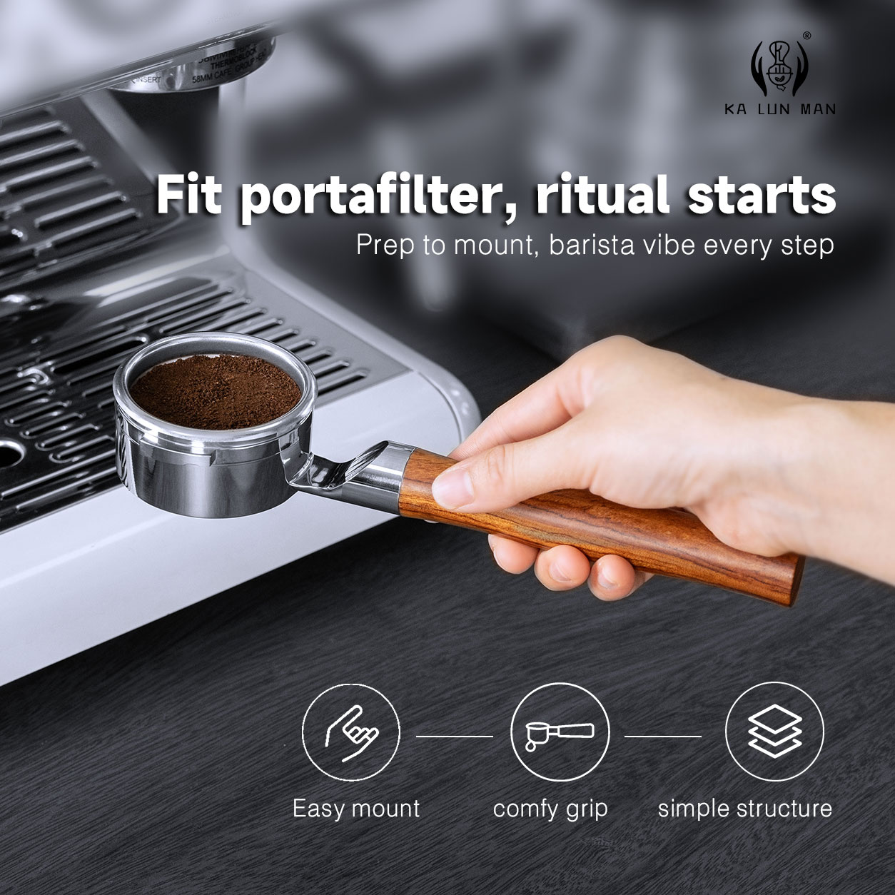 58mm 2‑Lugs Bottomless Portafi - огляд і ціна Naked Portafilter Bottomless